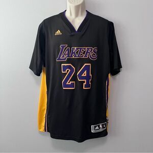 Kobe Bryant Hollywood Nights Adidas Sleeved Jersey Size XL